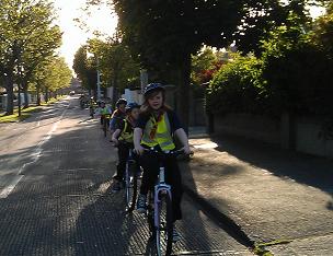 Raheny Guides annual cycle night for Cycle Week 2013
